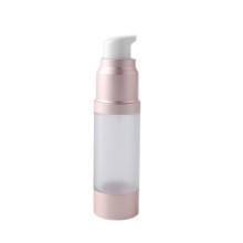 High Quality Rose Gold 15Ml Airless AS Plastic Cosmetic Pump Sprayer Bottle